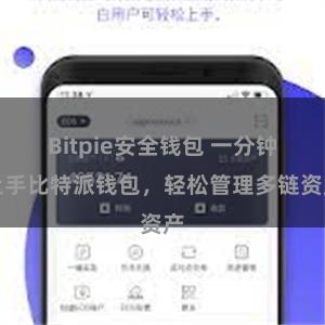 Bitpie安全钱包 一分钟上手比特派钱包，轻松管理多链资产