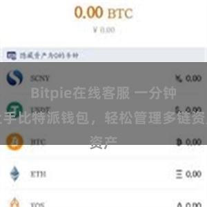 Bitpie在线客服 一分钟上手比特派钱包，轻松管理多链资产