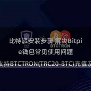 比特派安装步骤 解决Bitpie钱包常见使用问题