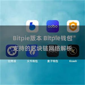 Bitpie版本 Bitpie钱包支持的区块链网络解析