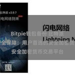 Bitpie钱包备份 比特派数字资产安全保障：用户首选的安全加密货币交易平台