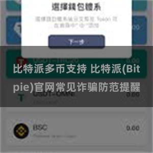 比特派多币支持 比特派(Bitpie)官网常见诈骗防范提醒