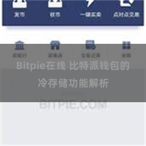 Bitpie在线 比特派钱包的冷存储功能解析