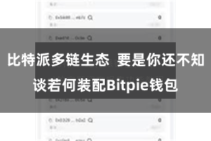 比特派多链生态  要是你还不知谈若何装配Bitpie钱包