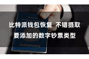 比特派钱包恢复  不错摄取要添加的数字钞票类型